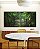 Duo de Quadros Quadrados Floresta Verde Intenso Serenidade Natureza Paisagem Canvas Moldura - Imagem 1