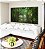 Trio de Quadros Floresta Verde Intenso Serenidade Natureza Paisagem Canvas Moldura - Imagem 4