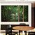 Trio de Quadros Estilizados Floresta Verde Intenso Serenidade Natureza Paisagem Canvas Moldura - Imagem 5
