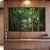 Trio de Quadros Estilizados Floresta Verde Intenso Serenidade Natureza Paisagem Canvas Moldura - Imagem 3