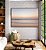 Quadro Horizontal Horizonte Rosé sobre Mar Sereno Praia Areia Clara Canvas Moldura - Imagem 3