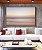 Quadro Horizontal Horizonte Rosé sobre Mar Sereno Praia Areia Clara Canvas Moldura - Imagem 1