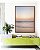 Quadro Vertical Horizonte Rosé sobre Mar Sereno Praia Areia Clara Canvas Moldura - Imagem 4