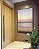 Quadro Vertical Horizonte Rosé sobre Mar Sereno Praia Areia Clara Canvas Moldura - Imagem 3