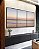 Trio de Quadros Horizonte Rosé sobre Mar Sereno Praia Areia Clara Canvas Moldura - Imagem 1