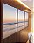 Trio de Quadros Horizonte Rosé sobre Mar Sereno Praia Areia Clara Canvas Moldura - Imagem 4