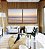 Duo de Quadros Quadrados Horizonte Rosé sobre Mar Sereno Praia Areia Clara Canvas Moldura - Imagem 2