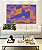 Quadro Horizontal Abstrato Mosaico Geométrico Lilás Roxo Laranja Canvas Moldura - Imagem 3