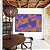 Duo de Quadros Abstrato Mosaico Geométrico Lilás Roxo Laranja Canvas Moldura - Imagem 5