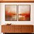 Duo de Quadros Abstrato Terracota Cinza Concreto Branco Textura Canvas Moldura - Imagem 5