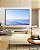 Quadro Horizontal Mar Azul Claro Ondas Suaves Céu Limpo Natureza Canvas Moldura - Imagem 5