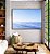 Quadro Horizontal Mar Azul Claro Ondas Suaves Céu Limpo Natureza Canvas Moldura - Imagem 4