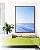Quadro Vertical Mar Azul Claro Ondas Suaves Céu Limpo Natureza Canvas Moldura - Imagem 2