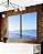 Duo de Quadros Mar Azul Claro Ondas Suaves Céu Limpo Natureza Canvas Moldura - Imagem 3