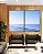 Duo de Quadros Mar Azul Claro Ondas Suaves Céu Limpo Natureza Canvas Moldura - Imagem 1