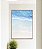 Quadro Vertical Mar Azul Turquesa Faixas de Espuma Areia Clara Natureza Canvas Moldura - Imagem 4