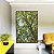 Quadro Vertical Copa de Árvores Verdes Imponentes Céu Azul Natureza Canvas Moldura - Imagem 3