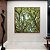 Quadro Quadrado Copa de Árvores Verdes Imponentes Céu Azul Natureza Canvas Moldura - Imagem 1
