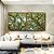 Duo de Quadros Quadrados Copa de Árvores Verdes Imponentes Céu Azul Natureza Canvas Moldura - Imagem 2