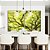 Duo de Quadros Copa de Árvore Verde Claro Iluminado Natureza Paisagem Canvas Moldura - Imagem 2