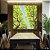 Quadro Quadrado Copa de Árvore Verde Claro Céu Azul Turquesa Natureza Paisagem Canvas Moldura - Imagem 1