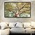 Quadro Horizontal Árvore Outono Folhas Douradas Céu Azul Turquesa Paisagem Natureza Canvas Moldura - Imagem 1