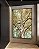 Quadro Vertical Árvore Outono Folhas Douradas Céu Azul Turquesa Paisagem Natureza Canvas Moldura - Imagem 1