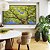 Quadro Árvore Folhas Verde Vívido Céu Azul Intenso Natureza Paisagem Canvas Moldura - Imagem 3