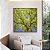 Quadro Quadrado Árvore Folhas Verde Vívido Céu Azul Intenso Natureza Paisagem Canvas Moldura - Imagem 1