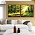 Duo de Quadros Quadrados Caminho na Floresta Luz Dourada Sol Natureza Canvas Moldura - Imagem 5