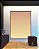 Quadro Vertical Abstrato Degradê Rosé Bege e Pêssego Canvas Moldura - Imagem 2