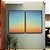 Duo de Quadros Abstrato Degradê Textura Azul Turquesa Coral Canvas Moldura - Imagem 4