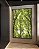 Quadro Vertical Copa de Árvores Verde Vibrante Céu Claro Natureza Canvas Moldura - Imagem 1