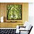 Quadro Quadrado Copa de Árvores Verde Vibrante Céu Claro Natureza Canvas Moldura - Imagem 1