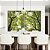 Duo de Quadros Copa de Árvores Verde Vibrante Céu Claro Natureza Canvas Moldura - Imagem 1
