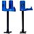 Suporte de Bancada Azul Escuro Com 1075 Saquinhos Higiênicos Cata Caca Pipicão - Imagem 4