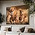 QUADRO DECORATIVO ELEGANCE FAMILIA LEÃO - LEOA - FILHOTE - Imagem 1