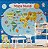 Papel de Parede Infantil Mapa Mundi Colorido | Geografia Divertida no Quarto Menino - Imagem 1
