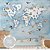 Papel de Parede Infantil Mapa Mundi Colorido | Geografia Divertida no Quarto Menino - Imagem 5