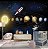Papel de Parede Infantil Astronauta e Universo – Adesivo de Constelações, Planetas e Foguetes - Imagem 2