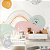 Papel de Parede Adesivo Arco-Íris com Cores Vivas – Decoração Encantadora para Meninas - Imagem 2