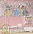 Papel de Parede Feminino Princesas com ripado adesivo Autocolante | Quarto de Menina com Tema Encantado - Imagem 1