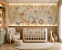 Papel de Parede Decorativo Safari Quarto Infantil Unissex com Ripado Auto colante - Imagem 1