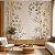 Papel de Parede Adesivo Folhagem Bambu Aquarela – Sala Quarto Lavabo - Imagem 1
