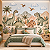 Papel de Parede Infantil Dinossauros Baby Aquarela Safari Jurássico Adesivo para Quarto de Bebê e Criança - Imagem 1