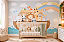Papel de Parede Infantil Arca de Noé Safari Baby com Animais e Arco-Íris Adesivo para Quarto de Bebê e Criança - Imagem 1