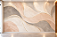 Papel de Parede Adesivo Abstrato Moderno Luxo Bege com Dourado Formas Orgânicas para Sala Quarto Decoração Sofisticada - Imagem 2