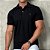 Camisa Polo* Preta- Custom Fit - Imagem 1