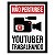 Placa Youtuber Trabalhando - Imagem 1