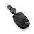 Mouse Retrátil Emborrachado Usb 1200DPI Preto Multilaser - MO231 - Imagem 1